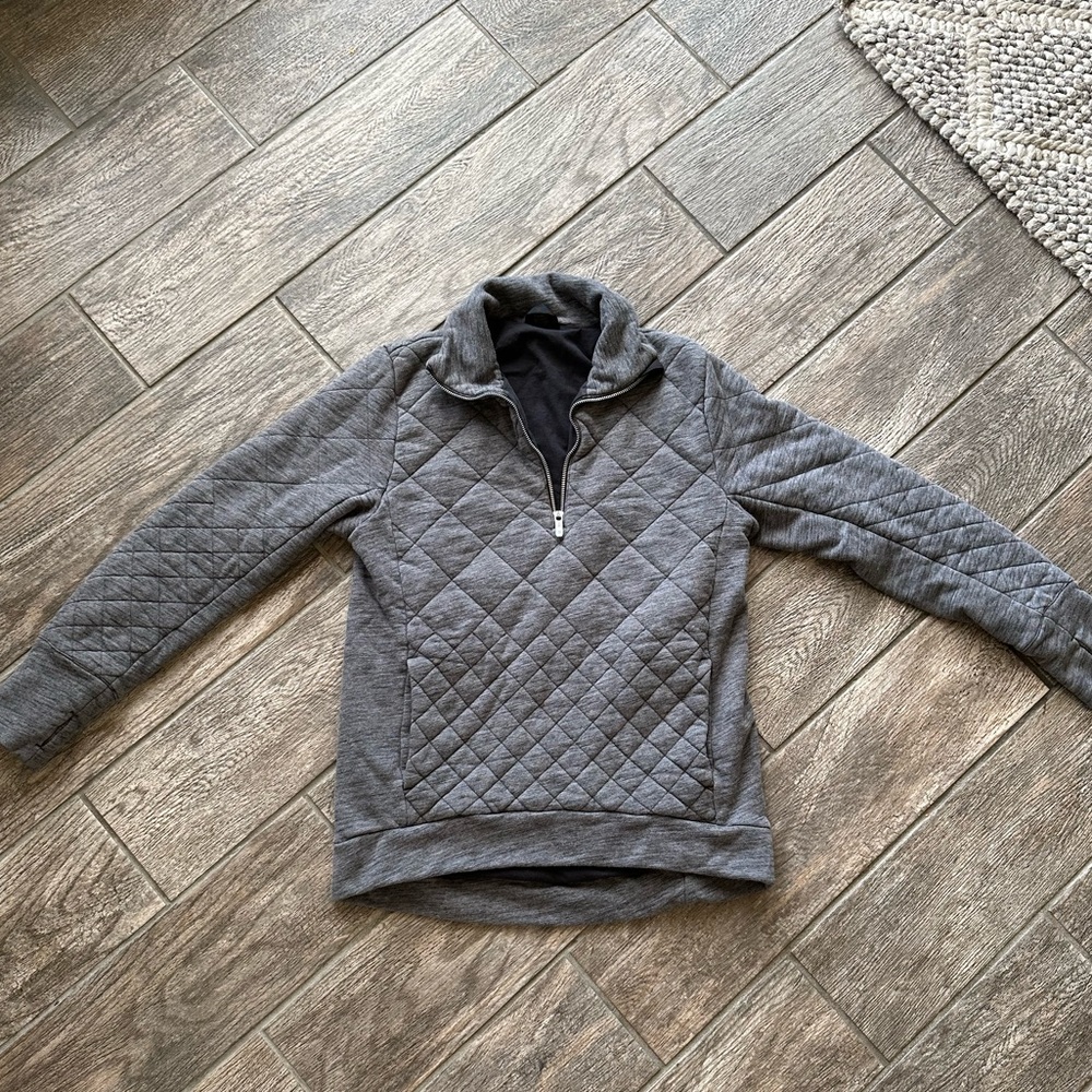 lululemon athletica Gray Quilted Jacket